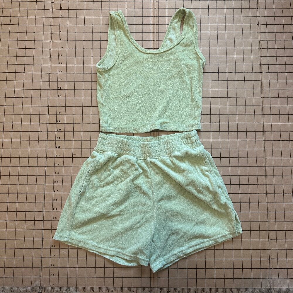 Hollister Mint Terry Cloth Set